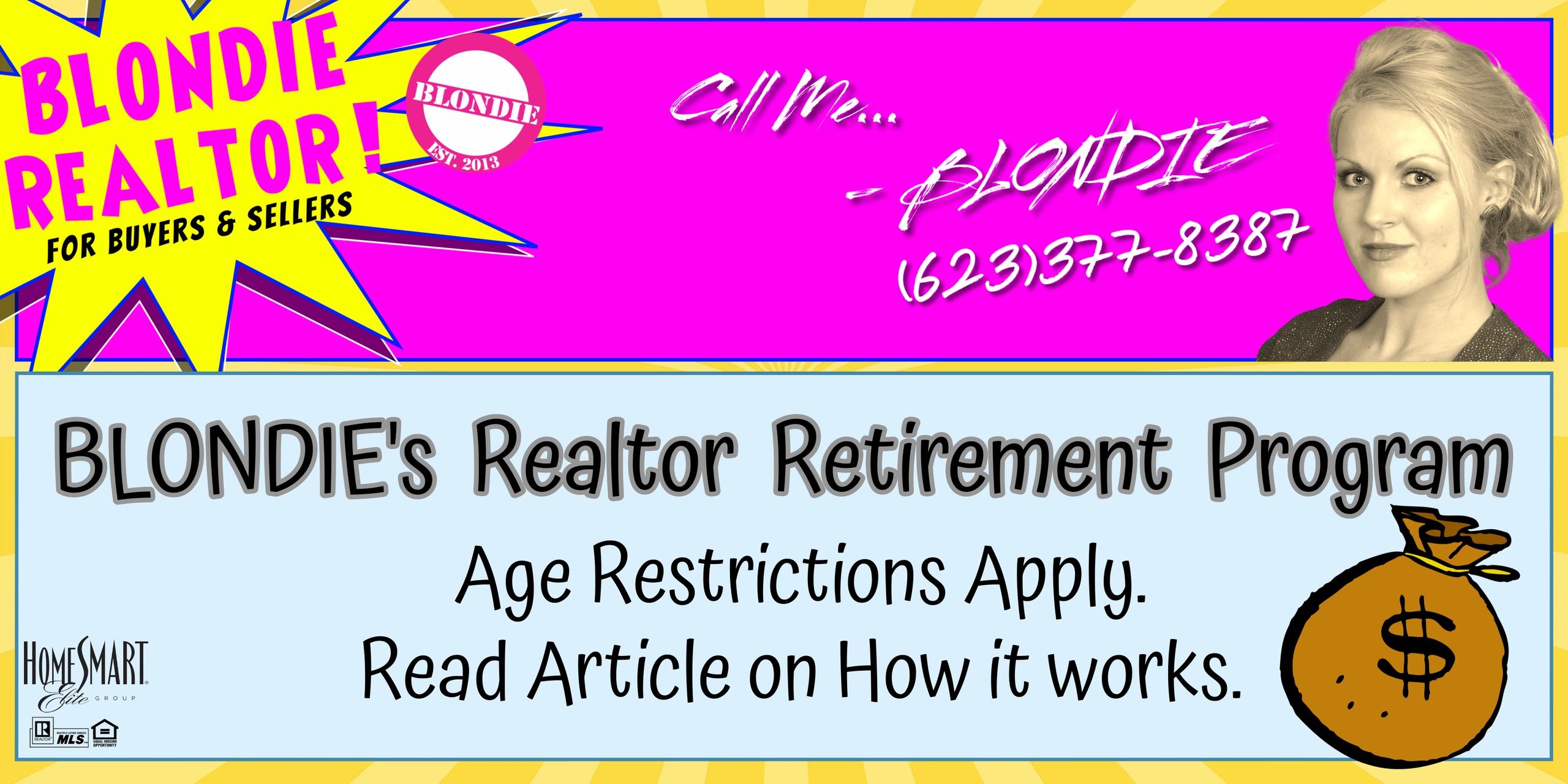 Archived BLONDIE real estate agent retirement referral program